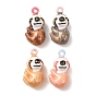 Alloy Enamel Pendants, Sloth Charms