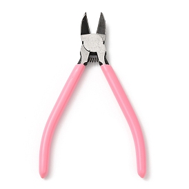 Steel Jewelry Pliers, with Plastic Handle Cover, Side Cutter Pliers