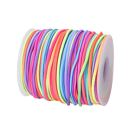 Сегментированный окрашенный круглый полиэстеровый эластичный шнур, с катушкой
