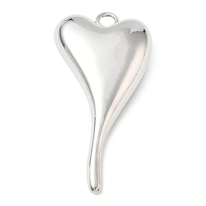 Alloy Big Pendants, Heart Charms