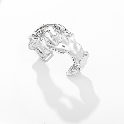 Фактурные и эффектные браслеты-манжеты из сплава для женщин, самородки