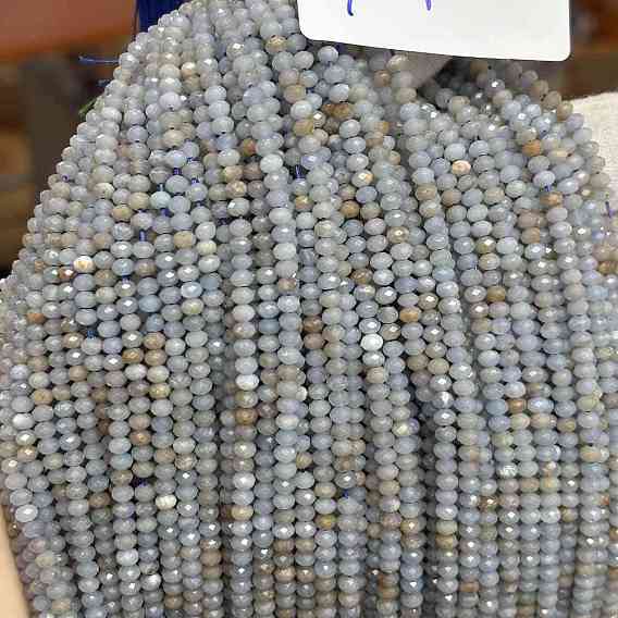Натуральные ангельские бусины, круглые
