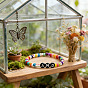 Bracelets extensibles en perles acryliques et de verre arc-en-ciel, Bracelets à breloques avec des mots pour femmes