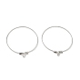 Pendentifs en laiton, conclusions de boucle d'oreille