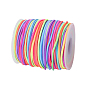 Сегментированный окрашенный круглый полиэстеровый эластичный шнур, с катушкой