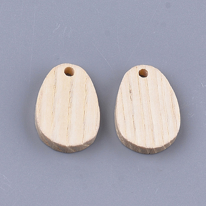 Walnut Wood Pendants, Drop