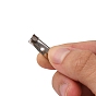 Железная фурниутра для броши, назад бар контакты, с двумя отверстиями, отверстие : 2 мм