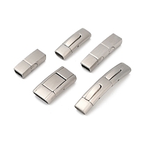 304 Stainless Steel Snap Lock Clasps, Rectangle