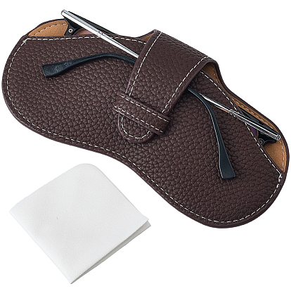 1чехол для очков из искусственной кожи, для очков, солнцезащитные очки протектор