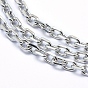 Brass Cable Chains, Diamond Cut Chains, Unwelded, Faceted, Oval, Lead Free & Cadmium Free & Nickel Free