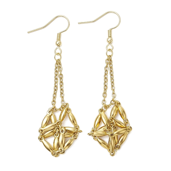 304 крючки для сережек из нержавеющей стали с лотком, пустой мешочек для макраме, держатель для бусин, настройки для сережек