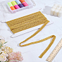 Polyester Braided Lace Ribbon, for Garment Accessories, with Cardboard Display Card