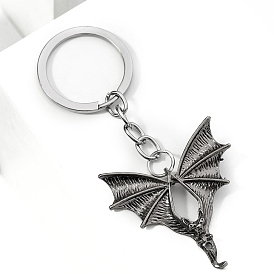 Gothic Style Alloy Bat Keychains, Bag Purse Decorations