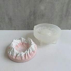 DIY Volcano Shape Ashtray Silicone Molds, Storage Molds, for Resin, Gesso, Cement Craft Making