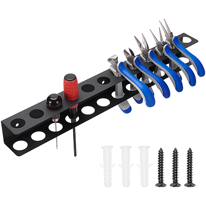 Железный настенный держатель для инструментов, прямоугольные