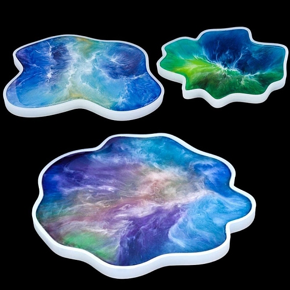 Подставки под стаканы из пищевого силикона своими руками, формы для литья смолы