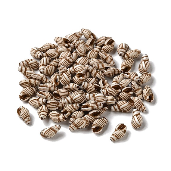 Acrylic Beads, Shell Shape