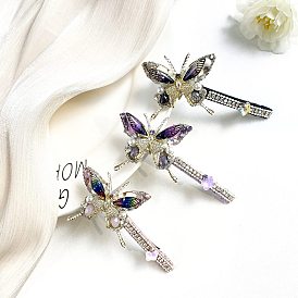 Alloy Hair Barrettes, Hair Accessories for Women & Girls, Butterfly