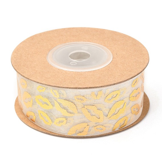 Органза ленты, для упаковки подарков, День святого Валентина, свадьба, день рождения украсить