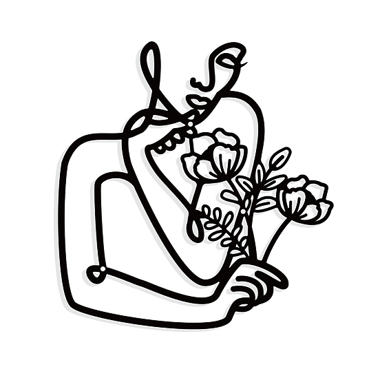 Железные настенные художественные украшения, для парадного крыльца, гостинная, кухня, матовый стиль