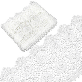 5ярды молочного волокна, вышитые цветы, кисточки, кружевная лента, аксессуары для одежды