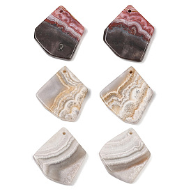 Природные мексиканские подвески Агат, ромб прелести