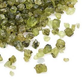 Натуральный оливин бусины, чип, нет отверстий / незавершенного