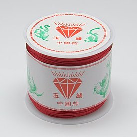 Нейлоновый шнур для изготовления ювелирных изделий, 0.8 мм, около 49.21 ярдов (45 м) / рулон