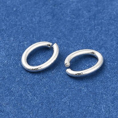 925 Sterling Silver Open Jump Rings, Oval