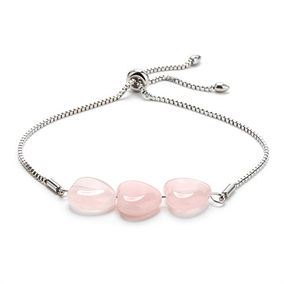 Ювелирные украшения на браслет/ножной браслет из красочных сердечек из натурального камня с бисером