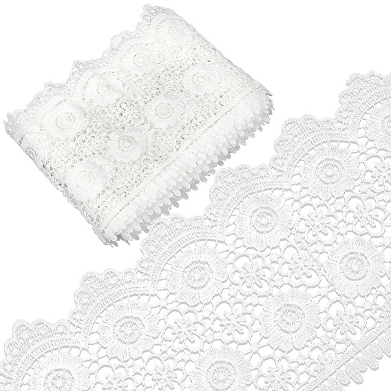 5ярды молочного волокна, вышитые цветы, кисточки, кружевная лента, аксессуары для одежды