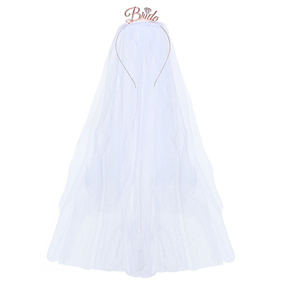 Резинки для волос из сетчатой ткани, сплава и полиэстера Word Bride, аксессуары для волос для женщин