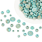 Plating Acrylic Beads, Golden Metal Enlaced, Mixed Shapes