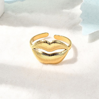 304 Кольца-манжеты для губ из нержавеющей стали для женщин, ионное покрытие (ip)