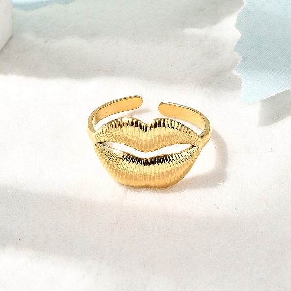 304 Кольца-манжеты для губ из нержавеющей стали для женщин, ионное покрытие (ip)