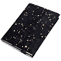 Velvet Book Covers for Paperbacks, Rectangle with Star Pattern