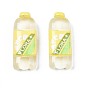 Translucence Resin Cabochons, Bottle with Word Flora