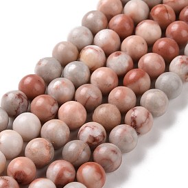 Natural Gemstone Beads Strands, Round