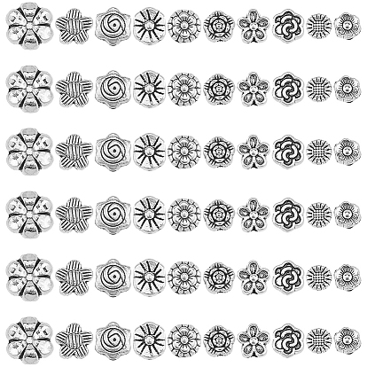 80 шт 10 стили бусины из сплава в тибетском стиле