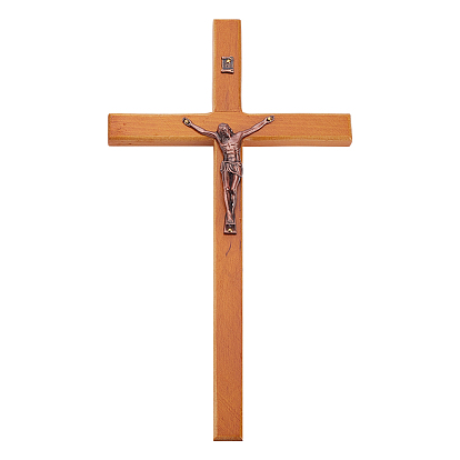 Декоративные элементы из дерева и сплавов, церковные украшения, корс с Иисусом