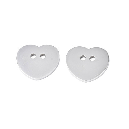 304 Stainless Steel Pendants, Heart