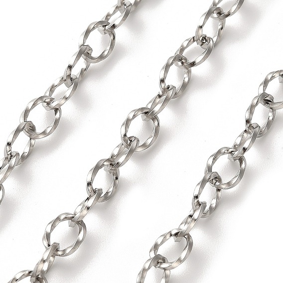 304 витые тросовые цепи из нержавеющей стали, несварные