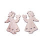 Undyed Wood Pendants, Angel