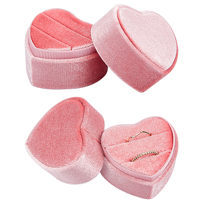 Velvet Ring Box, Heart