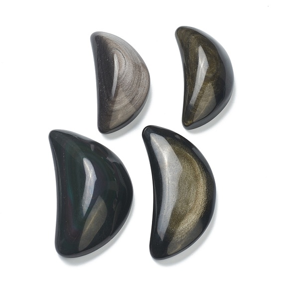 Природный драгоценный камень украшения дисплей, луна