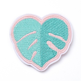Computerized Embroidery Cloth Iron on/Sew on Patches, Costume Accessories, Appliques, Leaf