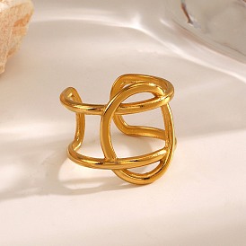 304 полые овальные открытые манжеты из нержавеющей стали