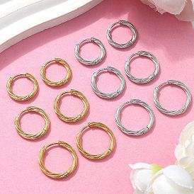 304 серьги-кольца из нержавеющей стали для женщин