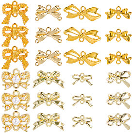 48шт 8 стили подвески из сплава, бантом ссылки