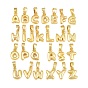 Pendentifs en laiton, lettre a ~ z charmes